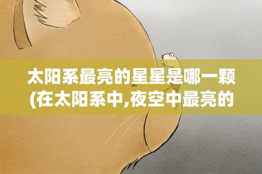 太阳系最亮的星星是哪一颗(在太阳系中,夜空中最亮的星究竟是哪颗)