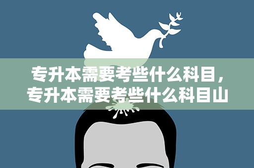 专升本需要考些什么科目，专升本需要考些什么科目山东