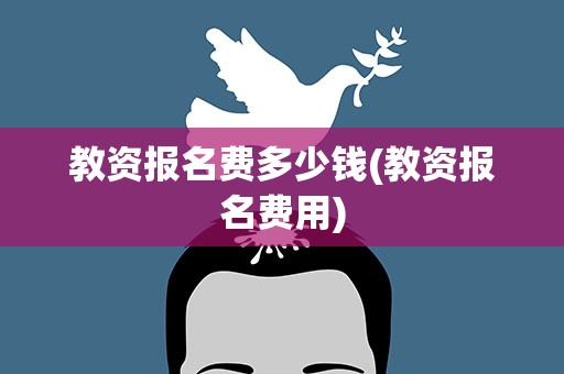 教资报名费多少钱(教资报名费用)