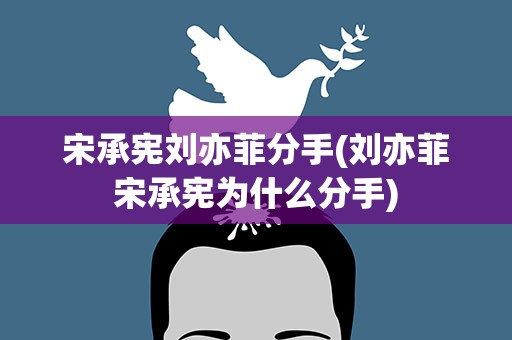宋承宪刘亦菲分手(刘亦菲宋承宪为什么分手)