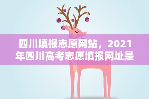 四川填报志愿网站，2021年四川高考志愿填报网址是哪个