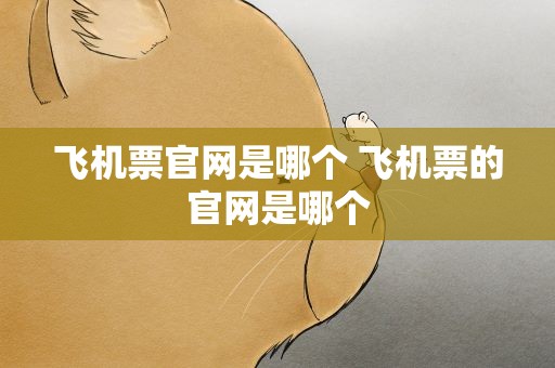 飞机票官网是哪个 飞机票的官网是哪个