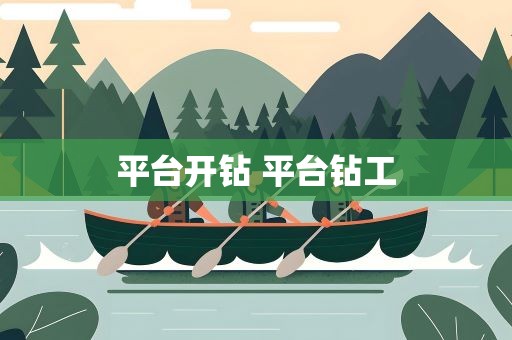 平台开钻 平台钻工