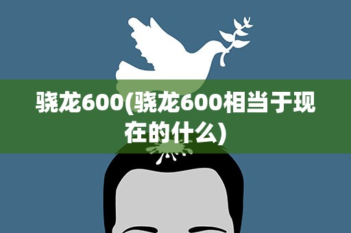 骁龙600(骁龙600相当于现在的什么)