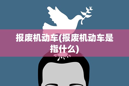 报废机动车(报废机动车是指什么)