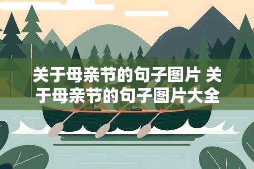 关于母亲节的句子图片 关于母亲节的句子图片大全