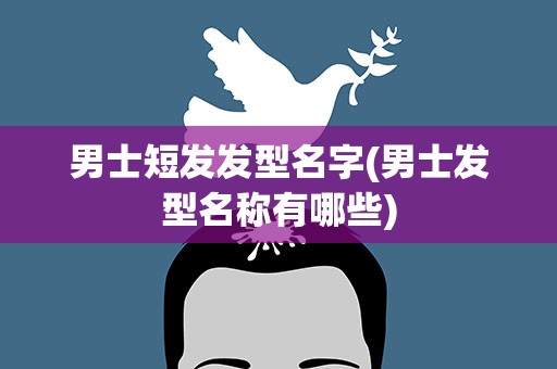 男士短发发型名字(男士发型名称有哪些)