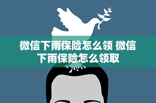 微信下雨保险怎么领 微信下雨保险怎么领取