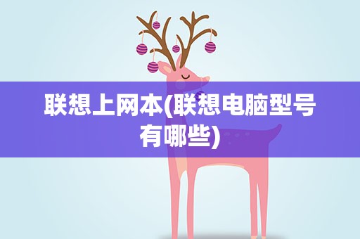 联想上网本(联想电脑型号有哪些)