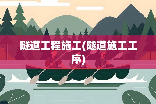 隧道工程施工(隧道施工工序)