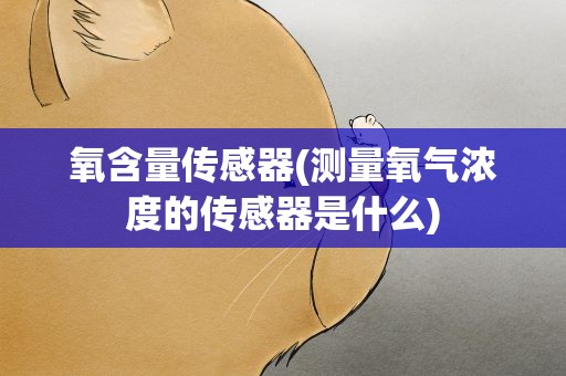 氧含量传感器(测量氧气浓度的传感器是什么)