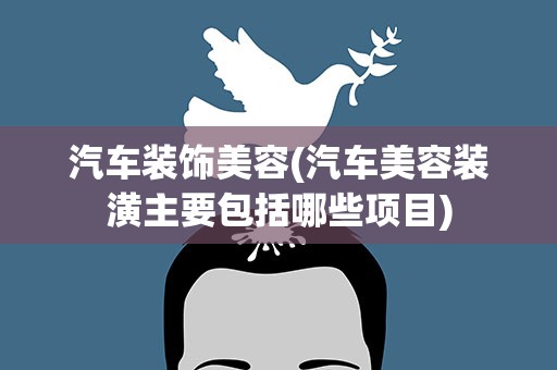 汽车装饰美容(汽车美容装潢主要包括哪些项目)