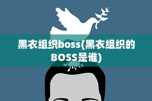 黑衣组织boss(黑衣组织的BOSS是谁)