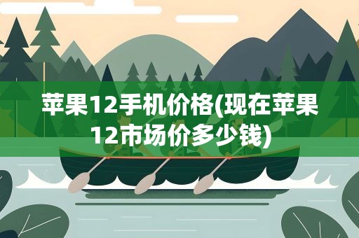 苹果12手机价格(现在苹果12市场价多少钱)
