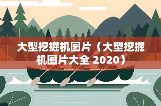 大型挖掘机图片（大型挖掘机图片大全 2020）