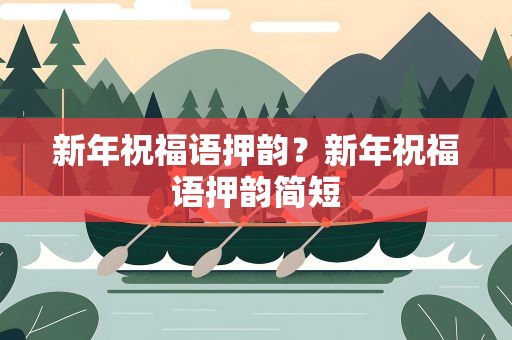 新年祝福语押韵？新年祝福语押韵简短