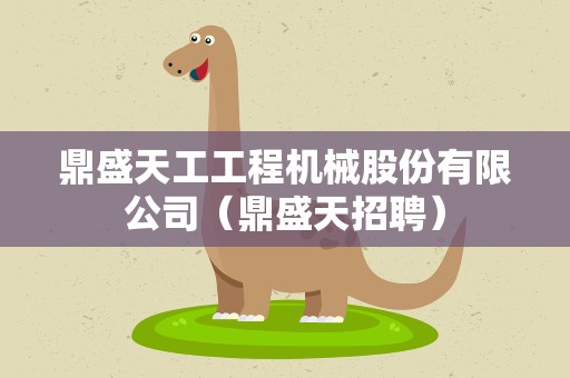 鼎盛天工工程机械股份有限公司（鼎盛天招聘）