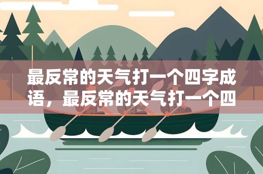 最反常的天气打一个四字成语，最反常的天气打一个四字词语