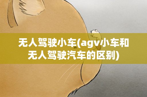 无人驾驶小车(agv小车和无人驾驶汽车的区别)