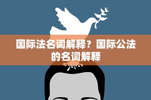 国际法名词解释？国际公法的名词解释