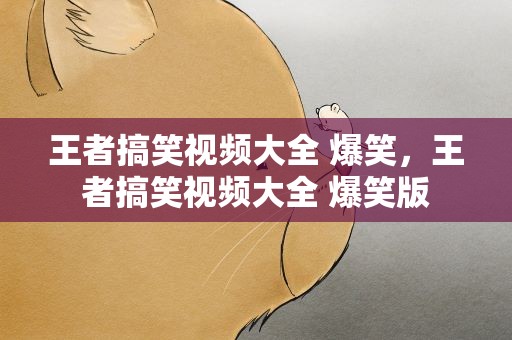 王者搞笑视频大全 爆笑，王者搞笑视频大全 爆笑版