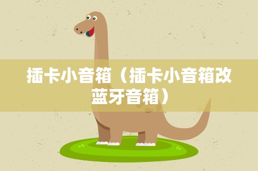 插卡小音箱（插卡小音箱改蓝牙音箱）