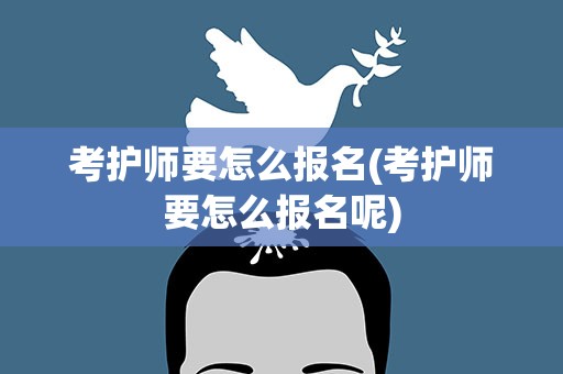 考护师要怎么报名(考护师要怎么报名呢)