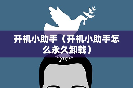 开机小助手（开机小助手怎么永久卸载）