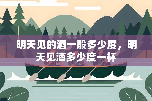 明天见的酒一般多少度，明天见酒多少度一杯