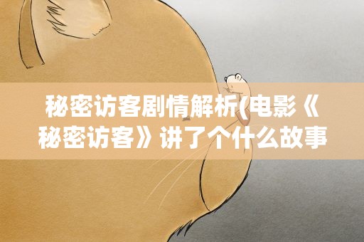 秘密访客剧情解析(电影《秘密访客》讲了个什么故事)