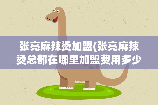 张亮麻辣烫加盟(张亮麻辣烫总部在哪里加盟费用多少)