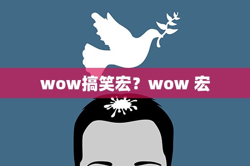 wow搞笑宏？wow 宏