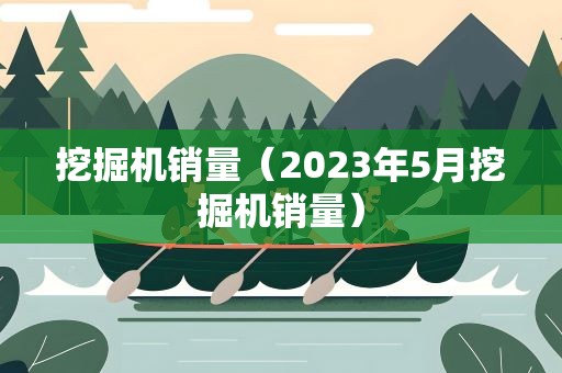 挖掘机销量（2023年5月挖掘机销量）