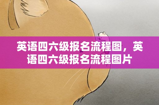 英语四六级报名流程图，英语四六级报名流程图片