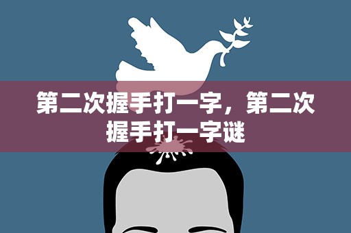 第二次握手打一字，第二次握手打一字谜