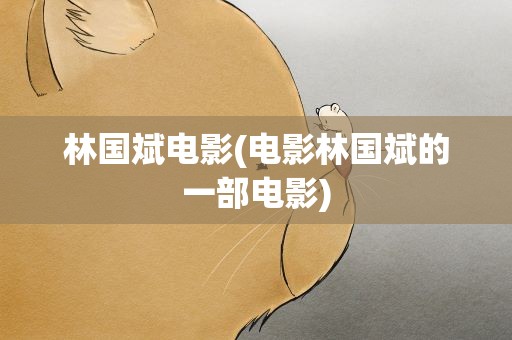 林国斌电影(电影林国斌的一部电影)