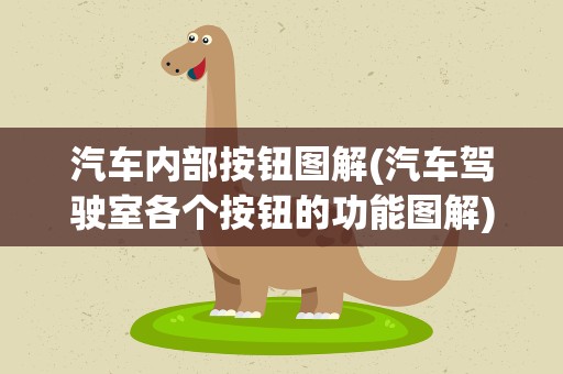 汽车内部按钮图解(汽车驾驶室各个按钮的功能图解)