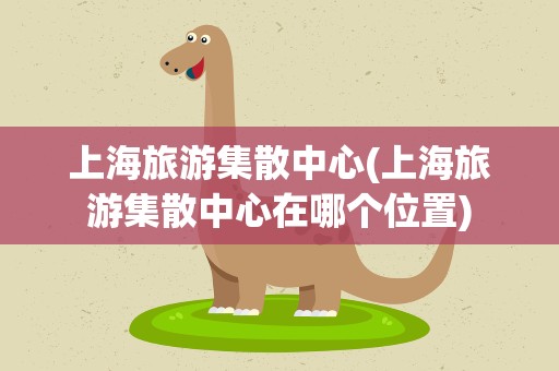 上海旅游集散中心(上海旅游集散中心在哪个位置)