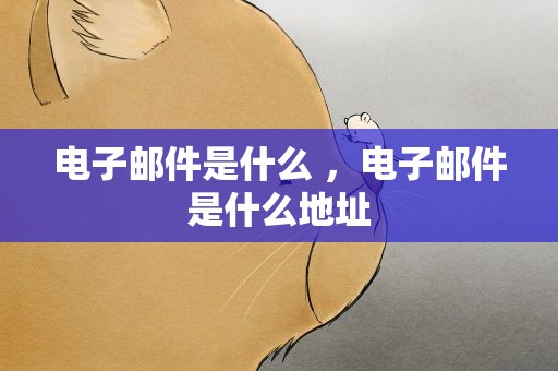 电子邮件是什么 ，电子邮件是什么地址
