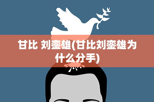 甘比 刘銮雄(甘比刘銮雄为什么分手)