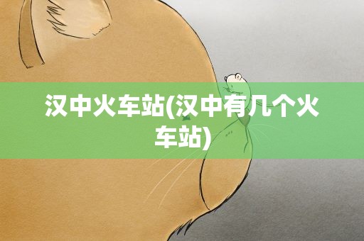汉中火车站(汉中有几个火车站)