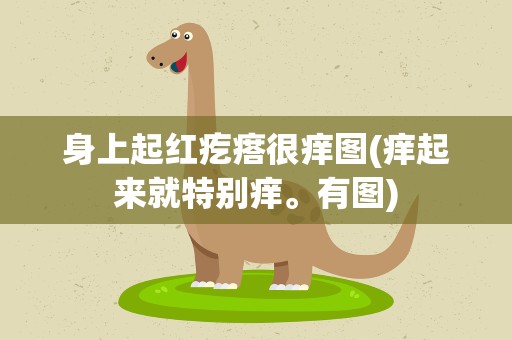 身上起红疙瘩很痒图(痒起来就特别痒。有图)