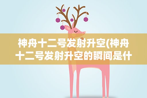 神舟十二号发射升空(神舟十二号发射升空的瞬间是什么样的)