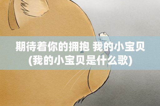 期待着你的拥抱 我的小宝贝(我的小宝贝是什么歌)