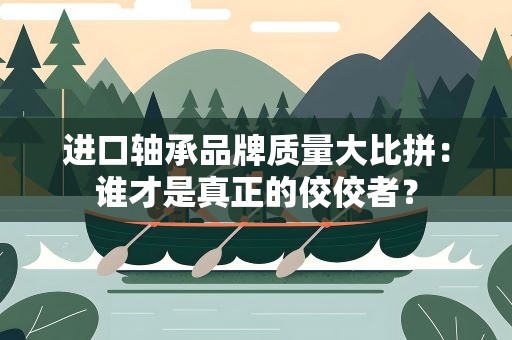 进口轴承品牌质量大比拼：谁才是真正的佼佼者？