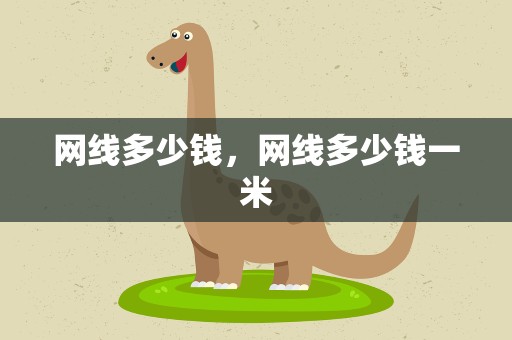 网线多少钱，网线多少钱一米