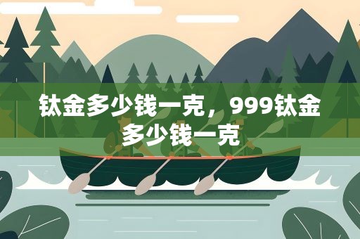 钛金多少钱一克，999钛金多少钱一克