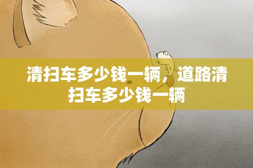 清扫车多少钱一辆，道路清扫车多少钱一辆