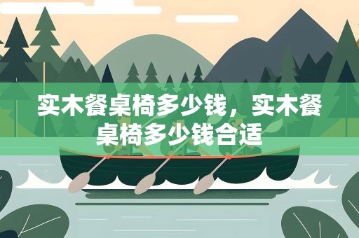 实木餐桌椅多少钱，实木餐桌椅多少钱合适