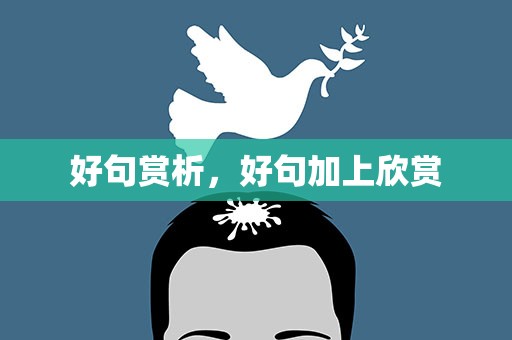 好句赏析，好句加上欣赏